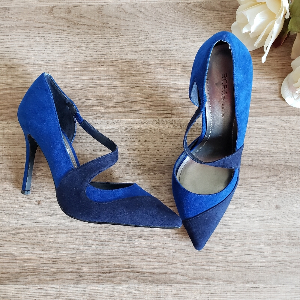 Blue BCBG Heels